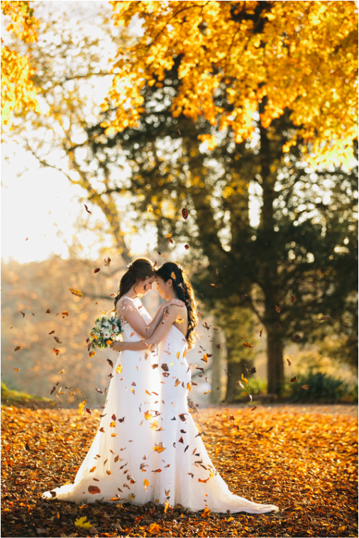 Bridesmaids Fall Leaves - Tmak Artistry